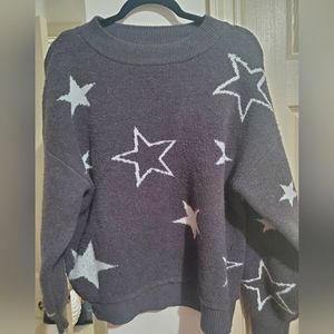 Terra & Sky Star Print Sweater